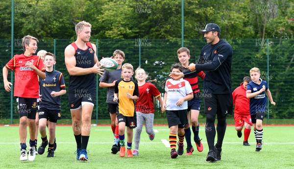 240817 - WRU Rugby Camps - Tyler Morgan and Gavin Henson