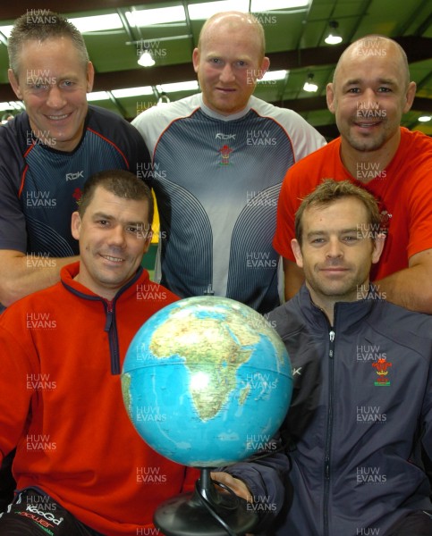 21.06.07 - WRU - WRU Skills Coach's, (back row l-r)Wayne Jones, Neil Jenkins and Rob Appleyard (front row l-r)Gruff Rees and Danny Wilson who have been around the world visiting other countries youth academies 