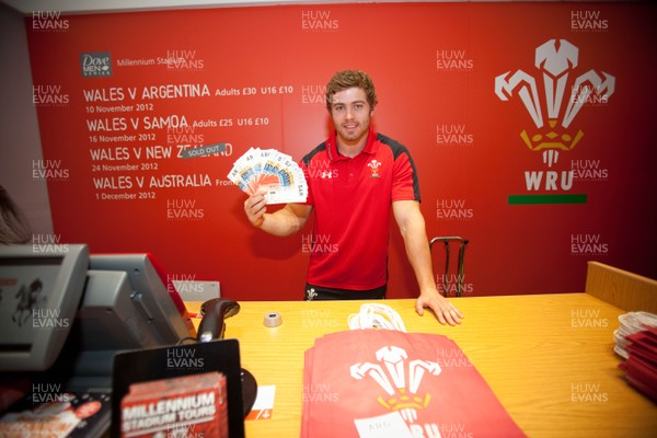 111012 - Opening of the new WRU Ticket Store at St Davids 2 in Cardiff