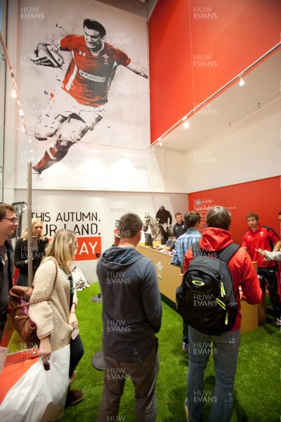 111012 - Opening of the new WRU Ticket Store at St Davids 2 in Cardiff