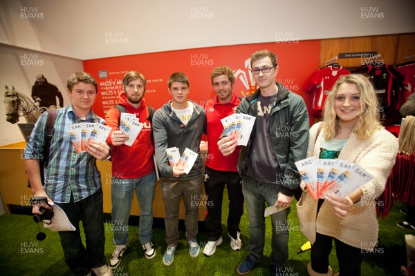 111012 - Opening of the new WRU Ticket Store at St Davids 2 in Cardiff