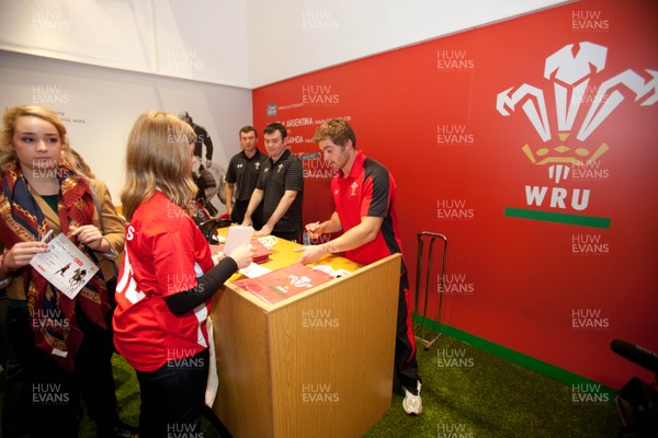 111012 - Opening of the new WRU Ticket Store at St Davids 2 in Cardiff