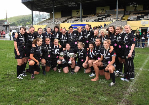 22.05.11 Clwb Rygbi Caernarfon v Seven Sisters - WRU Women's Finals Day - Neath Athletic celebrate winning The Welsh Women's Cup. 