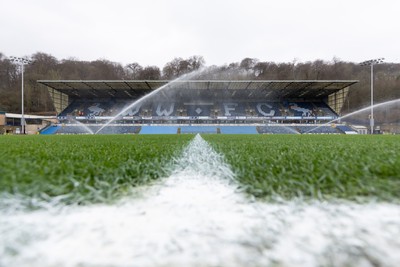 010126 - Wycombe Wanderers v Cardiff City - Sky Bet League 1 - A general view inside Adams Park prior to the game