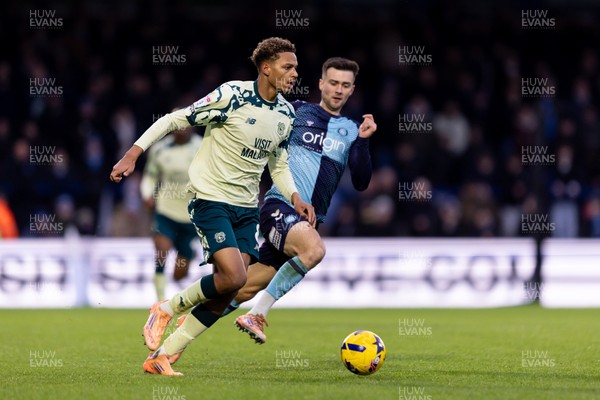 010126 - Wycombe Wanderers v Cardiff City - Sky Bet League 1 - Omari Kellyman of Cardiff City in action