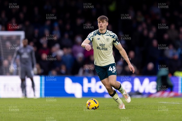 010126 - Wycombe Wanderers v Cardiff City - Sky Bet League 1 - Dylan Lawlor of Cardiff City in action
