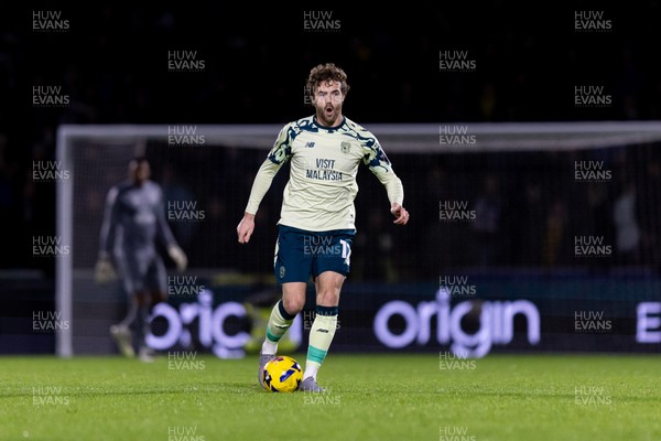 010126 - Wycombe Wanderers v Cardiff City - Sky Bet League 1 - Calum Chambers of Cardiff City in action