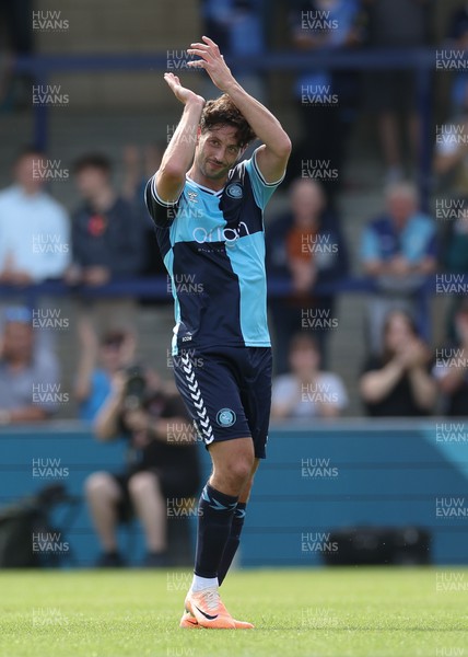 290723 - Wycombe Wanderers v Cardiff City, Pre-season Friendly - Joe Jacobson of Wycombe Wanderers applauds the fans as his is substituted