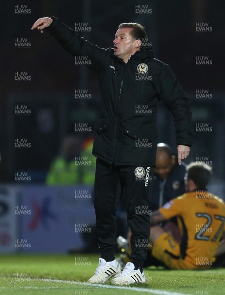 020117 - Wycombe Wanders v Newport County - SkyBet League Two - Newport County Manager Graham Westley by Chris Fairweather/Huw Evans Agency