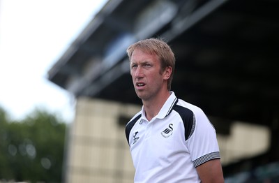 100718 - Yeovil Town v Swansea City - Pre Season Friendly - Swansea City Manager Graham Potter