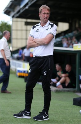 100718 - Yeovil Town v Swansea City - Pre Season Friendly - Swansea City Manager Graham Potter