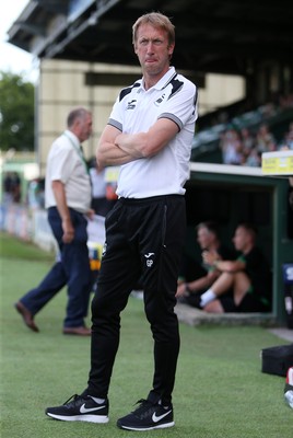 100718 - Yeovil Town v Swansea City - Pre Season Friendly - Swansea City Manager Graham Potter