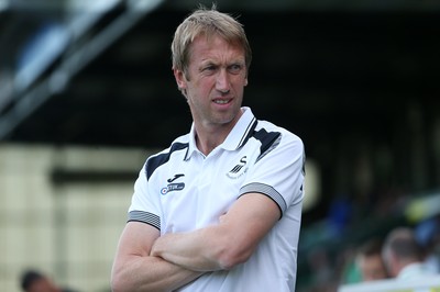 100718 - Yeovil Town v Swansea City - Pre Season Friendly - Swansea City Manager Graham Potter