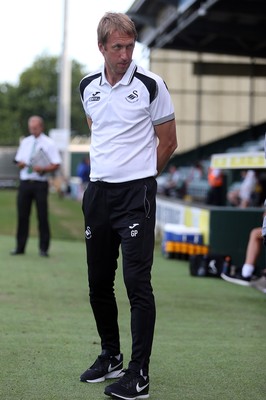 100718 - Yeovil Town v Swansea City - Pre Season Friendly - Swansea City Manager Graham Potter