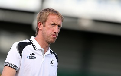 100718 - Yeovil Town v Swansea City - Pre Season Friendly - Swansea City Manager Graham Potter