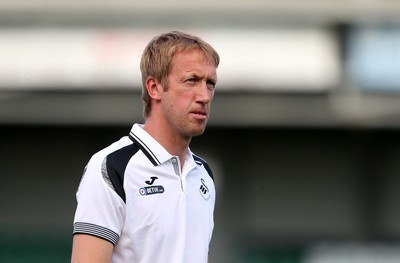 100718 - Yeovil Town v Swansea City - Pre Season Friendly - Swansea City Manager Graham Potter