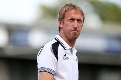 100718 - Yeovil Town v Swansea City - Pre Season Friendly - Swansea City Manager Graham Potter