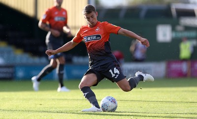 100718 - Yeovil Town v Swansea City - Pre Season Friendly - Tom Carroll of Swansea City