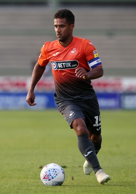 100718 - Yeovil Town v Swansea City - Pre Season Friendly - Wayne Routledge of Swansea City