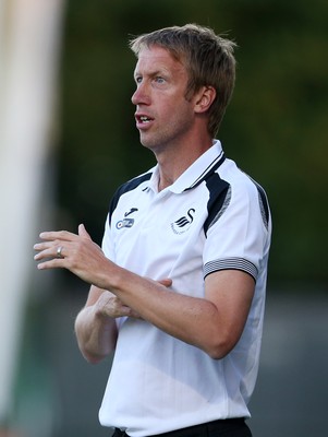 100718 - Yeovil Town v Swansea City - Pre Season Friendly - Swansea City Manager Graham Potter