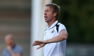 100718 - Yeovil Town v Swansea City - Pre Season Friendly - Swansea City Manager Graham Potter