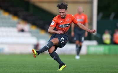 100718 - Yeovil Town v Swansea City - Pre Season Friendly - Matt Grimes of Swansea City