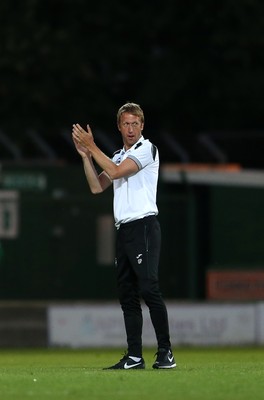 100718 - Yeovil Town v Swansea City - Pre Season Friendly - Swansea City Manager Graham Potter at full time