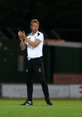 100718 - Yeovil Town v Swansea City - Pre Season Friendly - Swansea City Manager Graham Potter at full time