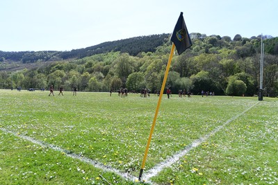 270425 - Ynysddu BG Ladies v Haverfordwest - Admiral Women's National League Championship - A general view of Ynysddu RFC