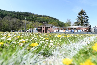 270425 - Ynysddu BG Ladies v Haverfordwest - Admiral Women's National League Championship - A general view of Ynysddu RFC
