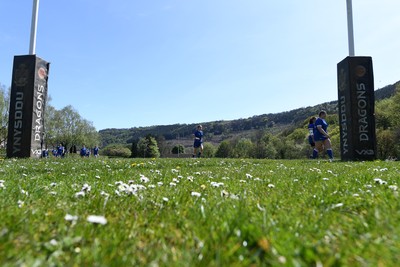 270425 - Ynysddu BG Ladies v Haverfordwest - Admiral Women's National League Championship - A general view of Ynysddu RFC