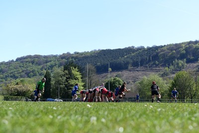 270425 - Ynysddu BG Ladies v Haverfordwest - Admiral Women's National League Championship - A general view of play