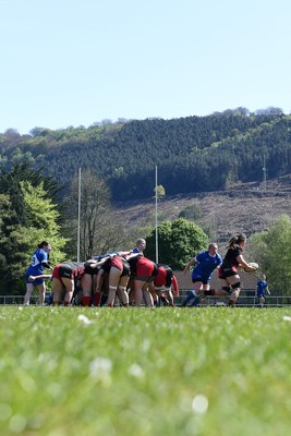 270425 - Ynysddu BG Ladies v Haverfordwest - Admiral Women's National League Championship - A general view of play