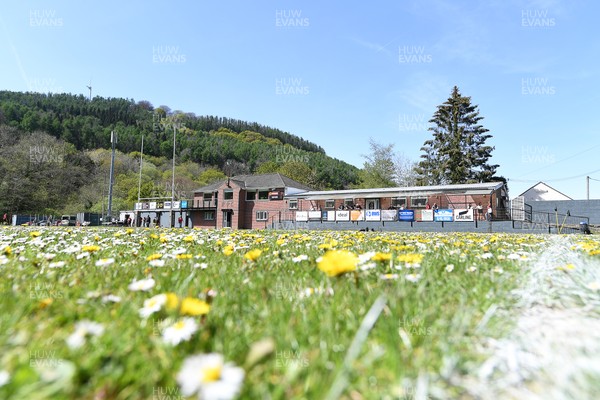 270425 - Ynysddu BG Ladies v Haverfordwest - Admiral Women's National League Championship - A general view of Ynysddu RFC