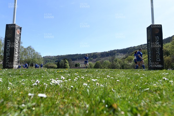 270425 - Ynysddu BG Ladies v Haverfordwest - Admiral Women's National League Championship - A general view of Ynysddu RFC