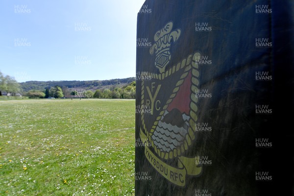 270425 - Ynysddu BG Ladies v Haverfordwest - Admiral Women's National League Championship - A general view of Ynysddu RFC
