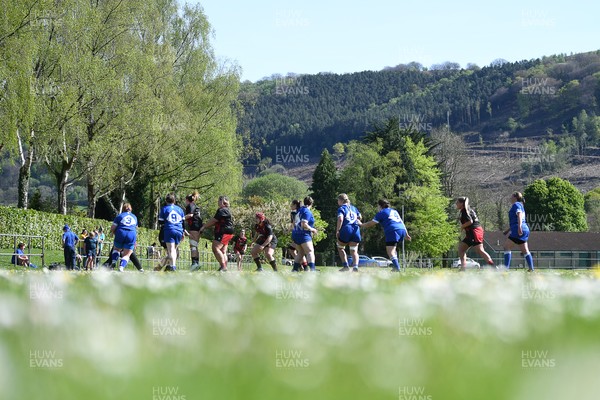270425 - Ynysddu BG Ladies v Haverfordwest - Admiral Women's National League Championship - A general view of play