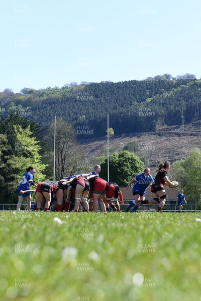 270425 - Ynysddu BG Ladies v Haverfordwest - Admiral Women's National League Championship - A general view of play