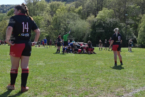 270425 - Ynysddu BG Ladies v Haverfordwest - Admiral Women's National League Championship - A general view of play