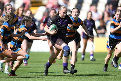 060525 - Ysfgol Bro Pedr v Bryncelynnog Comprehensive - Girls Schools U14s Cup Final - Poppy Thomas of Ysfgol Bro Pedr