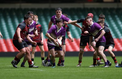 200324 - Road to Principality - WSRU Senior Group – U18s Male Plate Final - Ysgol Bro Teifi v Ysgol Bro Pedr - 