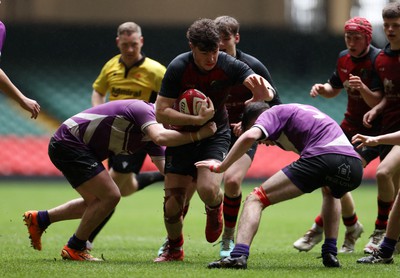 200324 - Road to Principality - WSRU Senior Group – U18s Male Plate Final - Ysgol Bro Teifi v Ysgol Bro Pedr - 