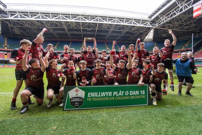 200324 - Road to Principality - WSRU Senior Group – U18s Male Plate Final - Ysgol Bro Teifi v Ysgol Bro Pedr - 