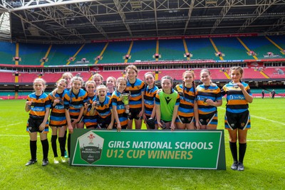 190324 - Ysgol Bryn Celynnog WRU Welsh Schools Girls U12 Cup Final Winners