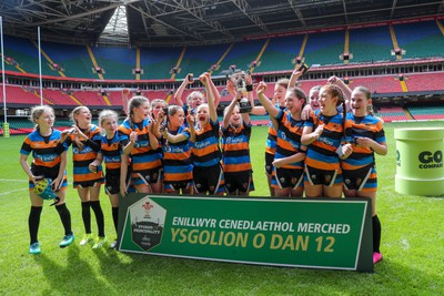 190324 - Ysgol Bryn Celynnog v Ysgol Godre’r Berwyn -  WRU Welsh Schools Girls U12 Cup Final Winners Ysgol Bryn Celynnog