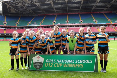 190324 - Ysgol Bryn Celynnog v Ysgol Godre’r Berwyn -  WRU Welsh Schools Girls U12 Cup Final Winners Ysgol Bryn Celynnog