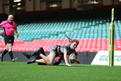 190324 - Ysgol Bryn Celynnog v Ysgol Godre’r Berwyn - WRU Welsh Schools Girls U12 Cup Final - 