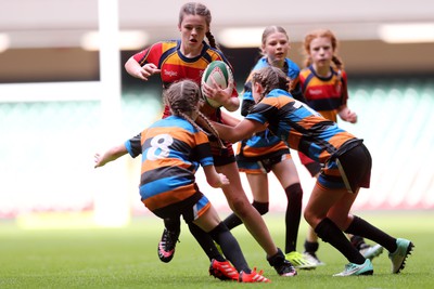 190324 - Ysgol Bryn Celynnog v Ysgol Godre’r Berwyn - WRU Welsh Schools Girls U12 Cup Final - 