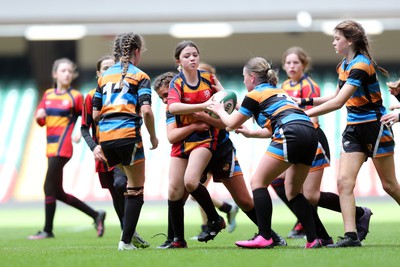 190324 - Ysgol Bryn Celynnog v Ysgol Godre’r Berwyn - WRU Welsh Schools Girls U12 Cup Final - 