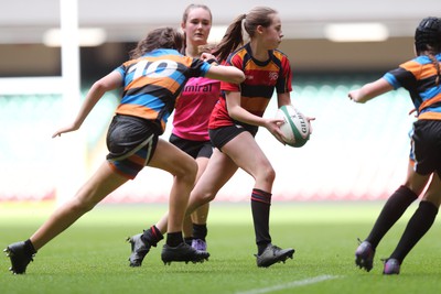 190324 - Ysgol Bryn Celynnog v Ysgol Godre’r Berwyn - WRU Welsh Schools Girls U12 Cup Final - 